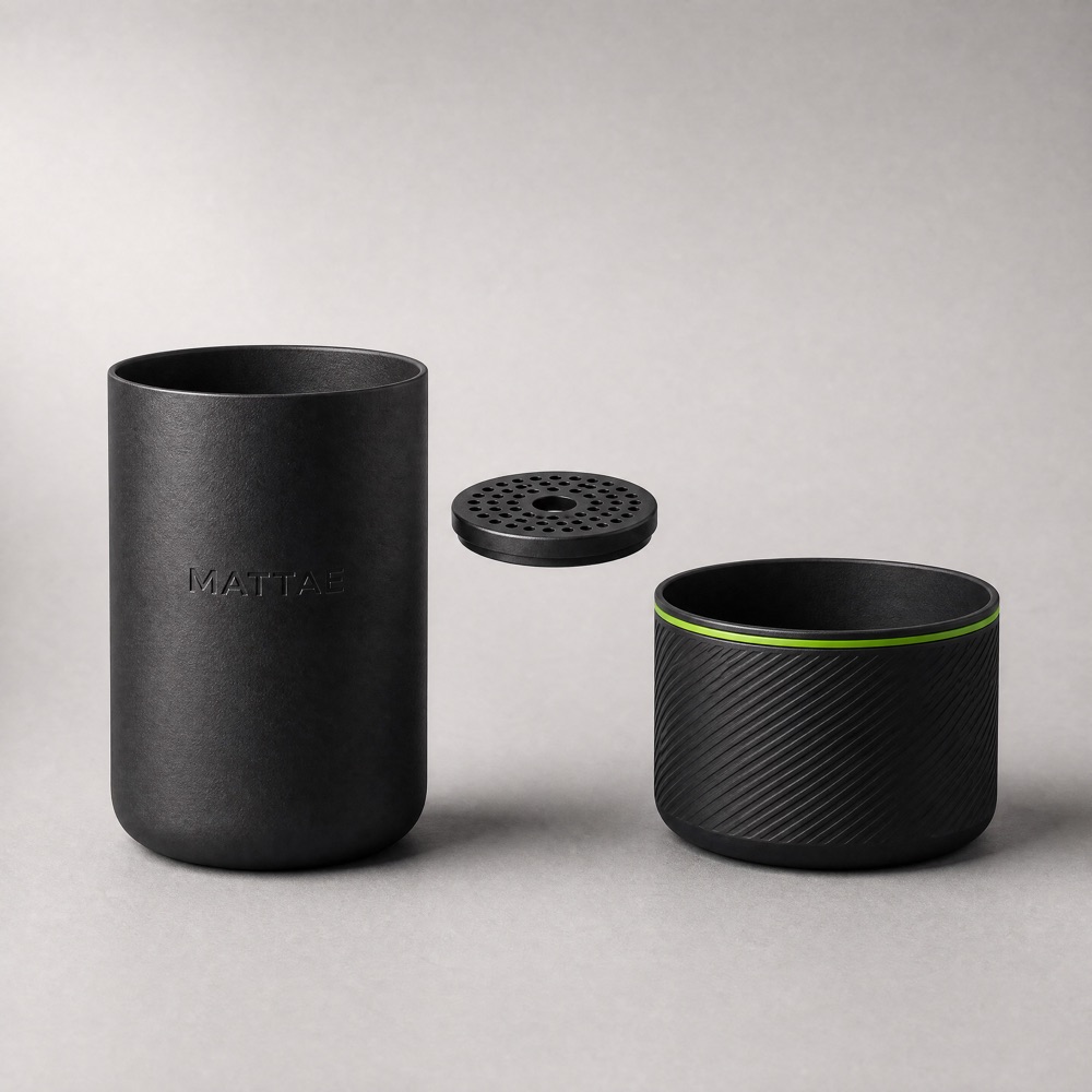 MX-01 base detached as standalone cup and bowl with insert disc